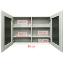 Ver imagem 4 de Espelheira Para Banheiro Life 80:Cinza Matt.