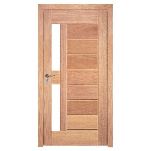 Porta Madeira Folha Pe 304 Esel 2.10m X 80cm Cedro Mara