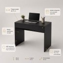 Ver imagem 3 de Escrivaninha para Computador Office Escriba - Preto