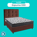 Ver imagem 4 de Kit Cabeceira + Cama Box + Colchão Casal D33 Iso100 Ortobom