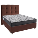 Ver imagem 1 de Kit Cabeceira + Cama Box + Colchão Casal D33 Iso100 Ortobom
