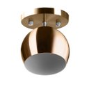 Ver imagem 1 de Lustre Plafon Bola 15 cm Redonda New Cobre