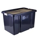 Ver imagem 1 de Caixa Organizadora Cazza Premium em Plástico Preta 65l