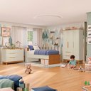 Ver mais imagens de Quarto Infantil 5 Peças CB1497-Arje MDP BP Argila-Jequetiba Kappesberg