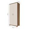Armário Multiuso 2 Portas 100% MDF New - 3