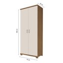 Ver imagem 3 de Armário Multiuso 2 Portas 100% MDF New