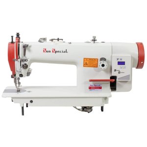Máquina Costura Industrial Reta Transporte Duplo Ss0303d-h-12cx-qi 12mm - Sun Special