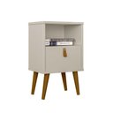Ver imagem 5 de Mesa de Cabeceira Mesa de Cabeceira Off White Búzios Moderna