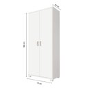 Ver imagem 3 de Armário Multiuso 2 Portas 100% MDF New