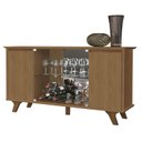 Ver imagem 2 de Aparador Cristaleira 2 Portas em Vidro 2 Prateleiras 160x84,5cm Requinte