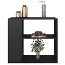 Ver imagem 6 de Aparador Buffet Decorativo 1 Prateleira Opala Preto Caemmun