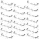 Ver imagem 1 de Barra Alça Apoio Inox 30 Cm Kit 20 Uni Acessibilidade Idoso Gestante Criança Suporte Anti Queda