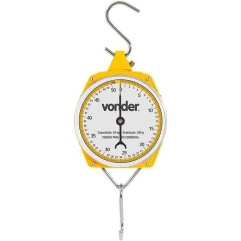 Balança Suspensa Tipo Relógio 50kg - Vonder