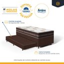 Ver imagem 5 de Cama Box com Colchão de Molas Anjos Classic Pocket + Auxiliar de Espuma Unique Solteiro 88cm