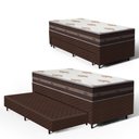 Ver imagem 1 de Cama Box com Colchão de Molas Anjos Classic Pocket + Auxiliar de Espuma Unique Solteiro 88cm