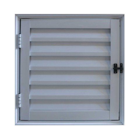 Alçapão Ventilado de Alumínio Branco CMC Modular - 0.60 (L) X 0.80 (A)
