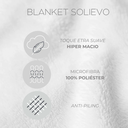 Ver imagem 3 de Cobertor Sollievo Casal Dupla Face 350g/m² Kacyumara - Sollievo Rose
