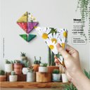 Ver imagem 4 de Flor Textura Quadro Com 6 Peças 15Mm Ultra-Brilho