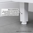 Ver mais imagens de Paneleiro 100 Mdf 3 Portas com Espaço para Micro-ondas 70cm Duna Luciane Móveis