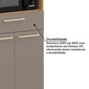 Ver imagem 4 de Paneleiro 100 Mdf 3 Portas com Espaço para Micro-ondas 70cm Duna Luciane Móveis