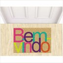 Ver imagem 2 de Tapete Capacho Bem Vindo Antiderrapante