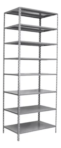 Estante Pesada 6 Bandejas 58cm Cinza