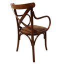 Ver imagem 4 de Kit 2 Cadeiras C/ Braço Bistro Gourmet Luxo com Rattan
