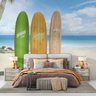 Painel Adesivo Papel de Parede Surf Praia N012189 m² - 1