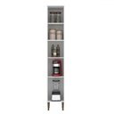 Ver imagem 2 de Paneleiro 1 Porta 4 Prateleiras Co6101 Branco - Decibal