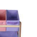 Ver imagem 5 de Organizador de Brinquedo Estante Infantil Rosa Lilas
