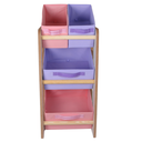 Ver imagem 2 de Organizador de Brinquedo Estante Infantil Rosa Lilas