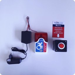 Alarme Audiovisual Para Banheiro Pne /Pcd - Com Fio - 2