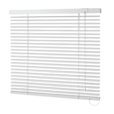 Persiana Horizontal Alumínio 25mm Branco - 2,02m X 1,23m