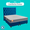 Ver imagem 4 de Kit Cabeceira + Cama Box + Colchão Casal D23 Pro Inducol