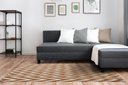 Ver imagem 2 de Tapete Para Sala ou Quarto 1,50M x 1,32M Antiderrapante Chevron Zig Zag Caramelo e Cru