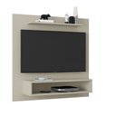 Ver imagem 1 de Painel TV 32 Polegadas Fit Nicho e Prateleira MDF - beemóveis - Offwhite
