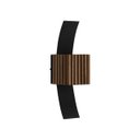 Ver imagem 1 de ARANDELA LUMINÁRIA MADEIRA INTERNO/EXTERNO GLAMOUR PRETO