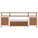 Ver imagem 5 de Rack de Sala para Tv 75 Artely Ipanema Cinamomo Off White