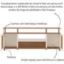 Ver imagem 4 de Rack de Sala para Tv 75 Artely Ipanema Cinamomo Off White