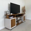 Ver imagem 7 de Rack de Sala para Tv 75 Artely Ipanema Cinamomo Off White