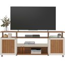 Ver imagem 6 de Rack de Sala para Tv 75 Artely Ipanema Cinamomo Off White