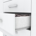 Ver imagem 6 de Guarda Roupa Solteiro 6 Portas 3 Gavetas City Briz Branco