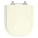Ver imagem 1 de Assento Sanitario Poliester Flox Marfim (bege) para Vaso Fiori
