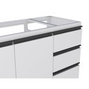 Ver imagem 7 de Balcão para Cozinha em Aço 144cm 3 Portas 3 Gavetas Netuno 