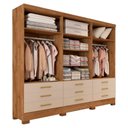 Ver imagem 4 de Guarda-roupa Casal Vila Velha 6 Portas 9 Gavetas Atualle Móveis