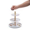 Ver imagem 3 de Porta-acessórios de Metal e Bambu 20cm - Oikos