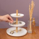 Ver imagem 7 de Porta-acessórios de Metal e Bambu 20cm - Oikos