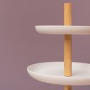 Ver imagem 5 de Porta-acessórios de Metal e Bambu 20cm - Oikos