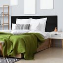 Ver imagem 2 de Cabeceira Painel para Cama Box Casal Queen Tecido Veludo - 1 Módulo 30x40cm Preto