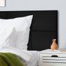 Cabeceira Painel para Cama Box Casal Queen Tecido Veludo - 1 Módulo 30x40cm Preto - 5